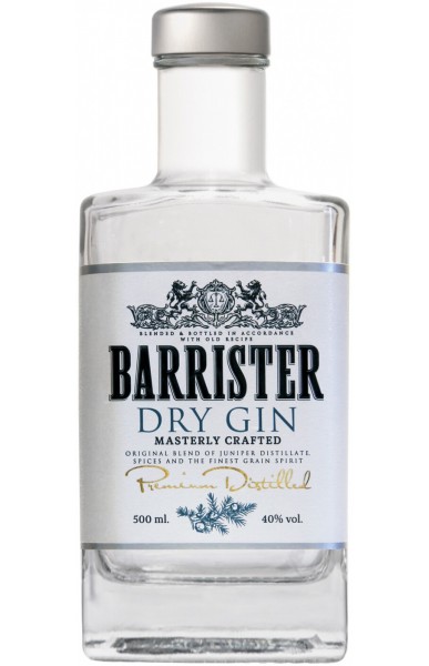 Джин "Barrister" Dry Gin, 0.5 л