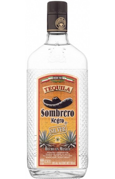 Текила "Sombrero Negro" Silver, 0.7 л